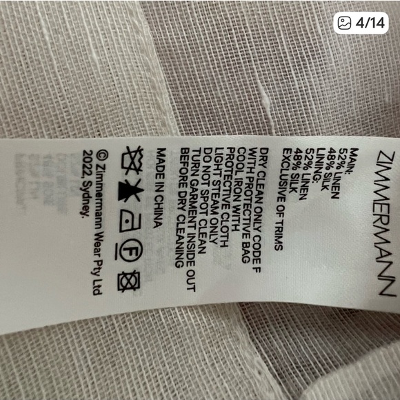 Zimmermann Multicolor Floral Long Sleeve Dress - Picture 10 of 13